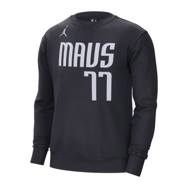Jordan Dallas Mavericks Courtside Statement Edition Μπλε - Ανδρική Μακρυμάνικη Μπλούζα Μπάσκετ