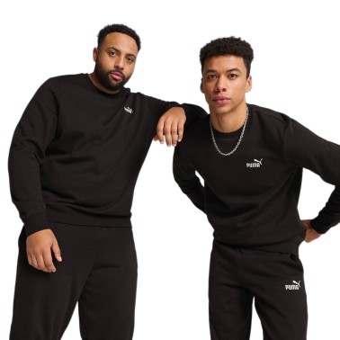 Ανδρική Μακρυμάνικη Μπλούζα Μαύρη - PUMA Essentials Small No.1 Logo