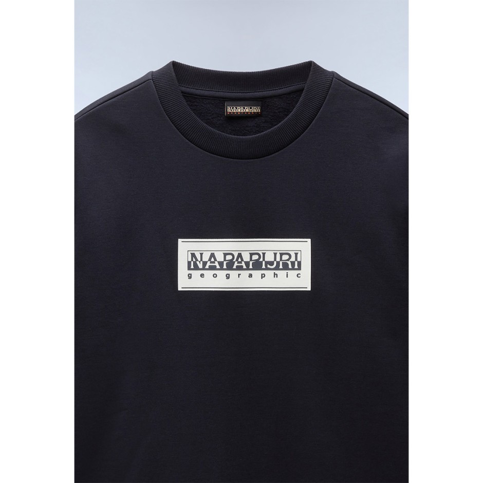 Ανδρική Μακρυμάνικη Μπλούζα Μαύρη - Napapijri B-Box Logo