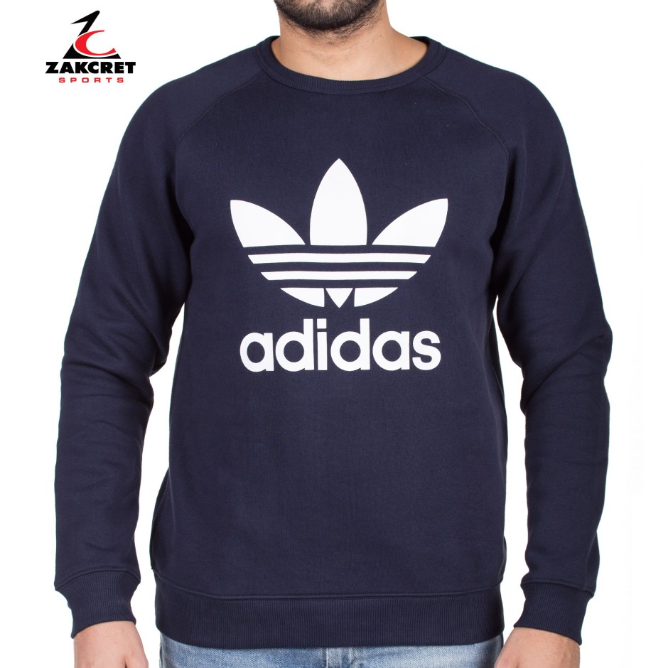 adidas Originals TREFOIL CREW AY7793 Μπλε