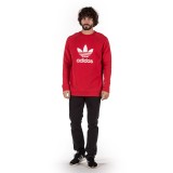 adidas Originals TREFOIL CREW DH5826 Red Image 2