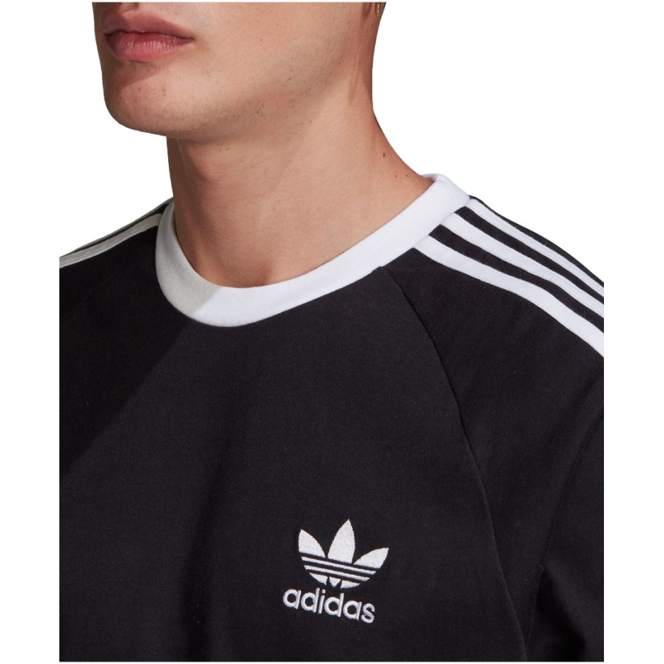 adidas Originals ADICOLOR CLASSICS 3-STRIPES LONG-SLEEVE TOP GN3478 Black