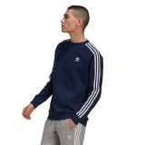 adidas Originals 3-STRIPES CREWNECK SWEATSHIRT GH0028 Blue Image 1