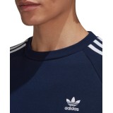 adidas Originals 3-STRIPES CREWNECK SWEATSHIRT GH0028 Blue Image 4