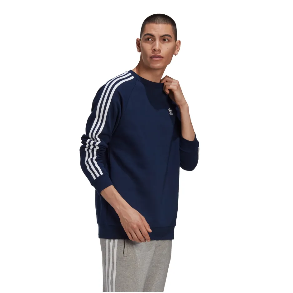 adidas Originals 3 STRIPES CREWNECK SWEATSHIRT GH0028 Blue