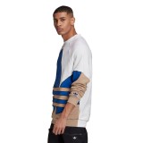 adidas Originals BIG TREFOIL OUTLINE CREW SWEATSHIRT GE0814 Colorful Image 4