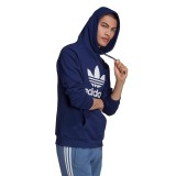 adidas Originals ADICOLOR CLASSICS TREFOIL HOODIE H06664 Blue Image 3
