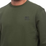 BE:NATION LOGO CREW NECK 06302308-13B Κhaki Image 1