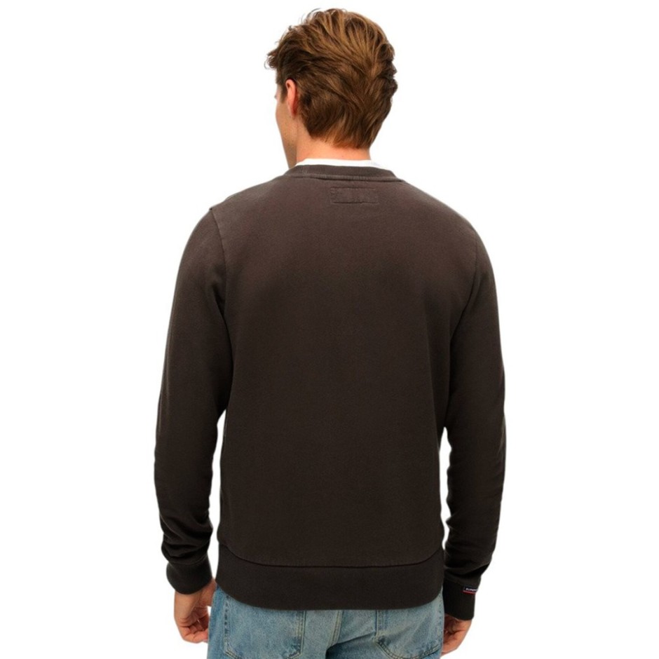 Ανδρική Μακρυμάνικη Μπλούζα Μαύρη - Superdry Athletic Printed