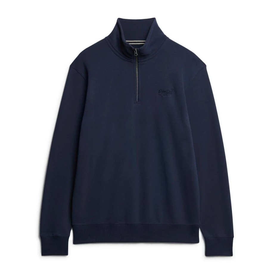 SUPERDRY D2 OVIN ESSENTIAL LOGO HENLEY M2013750A-JUA Blue