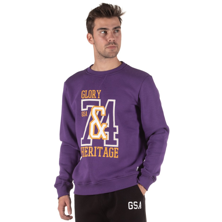 GSA GLORY CREW NECK 37-19107-29 PURPLE Μωβ