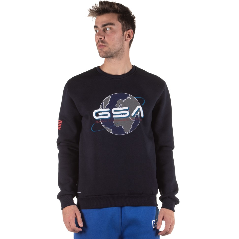 GSA EARTH CREW NECK 17-19202-03 INK Μπλε