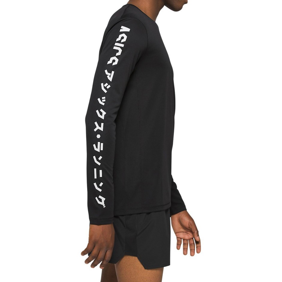 ASICS KATAKANA LS TOP 2011A818-001 Μαύρο