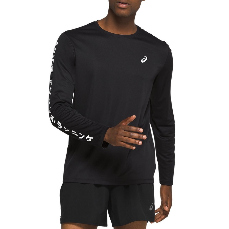 ASICS KATAKANA LS TOP 2011A818-001 Black