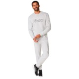 Ανδρική Μακρυμάνικη Μπλούζα Γκρι - ASICS SWEATSHIRT Εικόνα 3