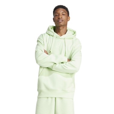 adidas Sportswear All SZN Fleece Πράσινο - Ανδρική Μπλούζα Φούτερ Με Κουκούλα