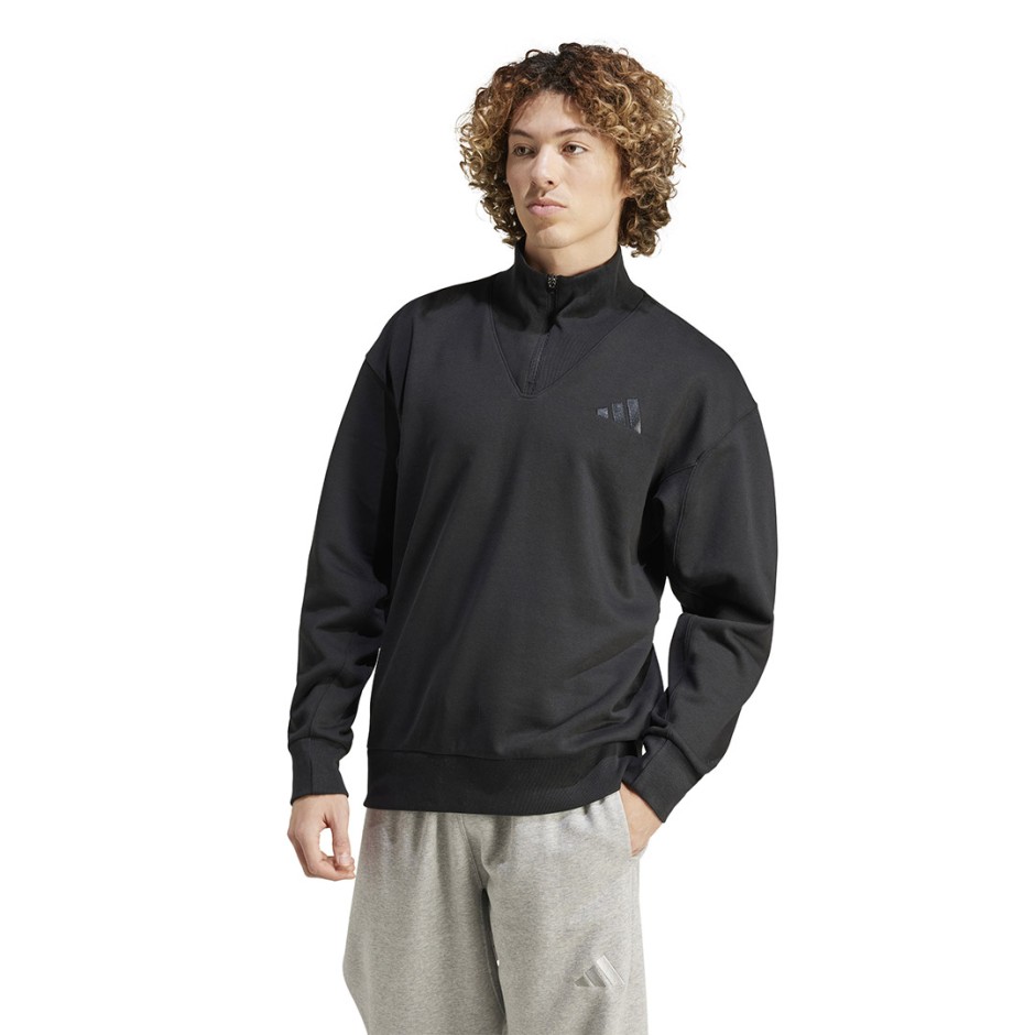 adidas sportswear M A SZN FL 1/4Z IX1250 Black
