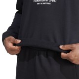 adidas sportswear BL FT CRW Q3 IW3542 Black Image 2