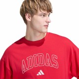 Men's Sweatshirt Red - adidas Sportswear Seasonal Essentials Collegiate French Terry Image 1