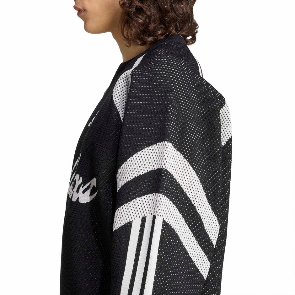 Ανδρική Μακρυμάνικη Μπλούζα Μαύρη - adidas Sportswear House Of Tiro Knitted