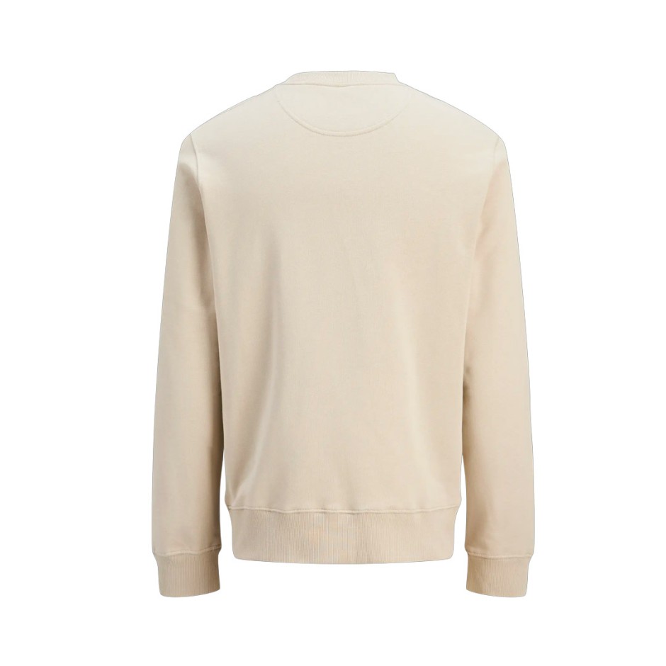 JACK & JONES JPRCCJAYSON SWEAT CREW NECK 12283436-SILVER LINING Ecru