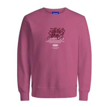 JACK & JONES JCOSCRIPTURE SWEAT CREW NECK FST 12284448 Pink