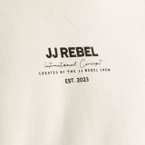 JJ REBEL JREBLINO SWEAT CREW NECK 12268877-MOONBEAM Ecru Image 1