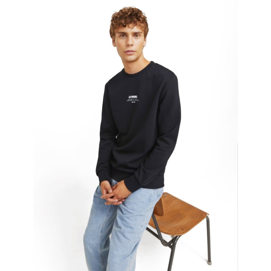 JJ REBEL JREBLINO SWEAT CREW NECK 12268877-BLACK Black