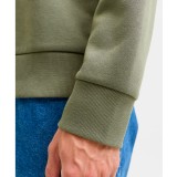 JJ REBEL JREBGRAY CREW NECK SWEAT 12286664-FOUR LEAF CLOVER Κhaki Image 2