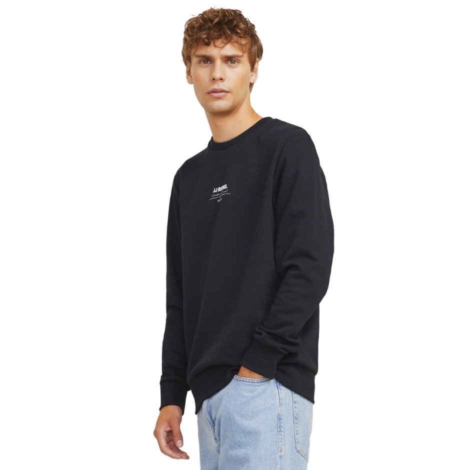JJ REBEL JREBLINO SWEAT CREW NECK 12268877-BLACK Black