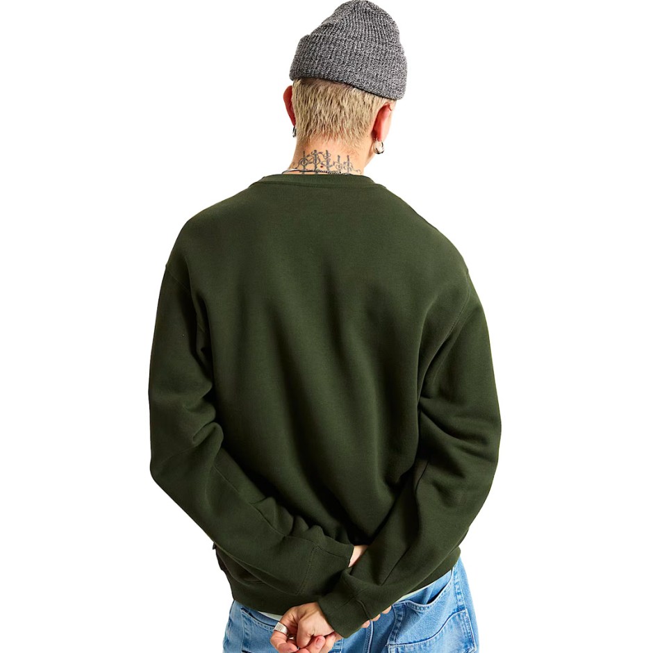 VANS LEFT CHEST II LOOSE CREW VN000P20EMU-EMU Κhaki