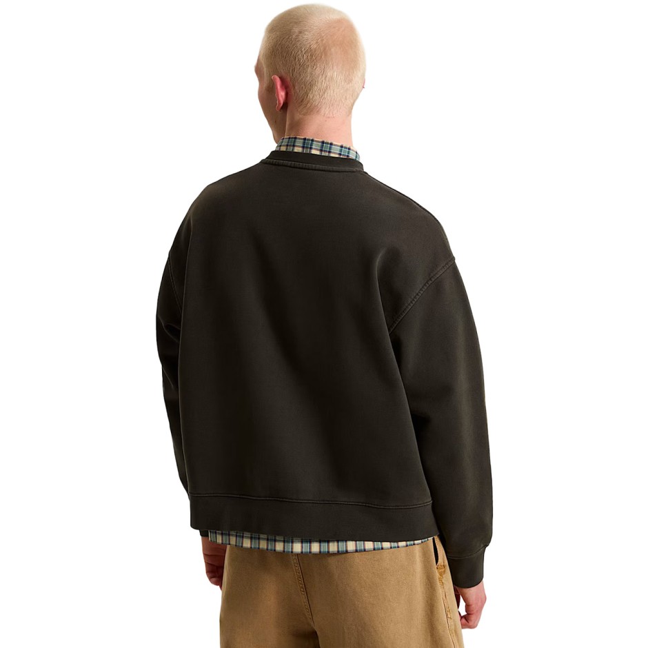 Ανδρική Μακρυμάνικη Μπλούζα Ανθρακί - Vans Premium Crewneck