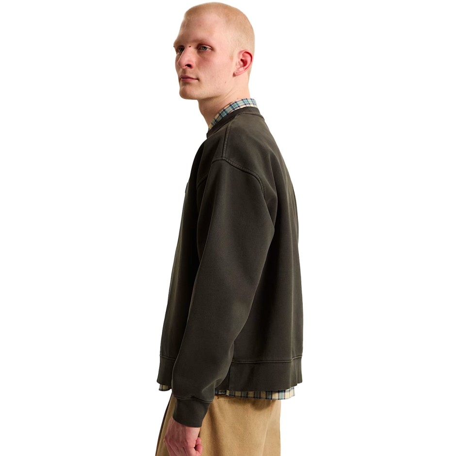 Ανδρική Μακρυμάνικη Μπλούζα Ανθρακί - Vans Premium Crewneck
