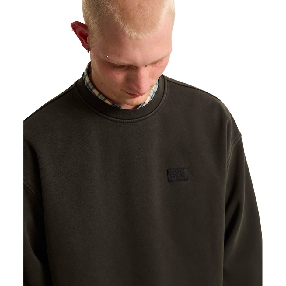 Ανδρική Μακρυμάνικη Μπλούζα Ανθρακί - Vans Premium Crewneck