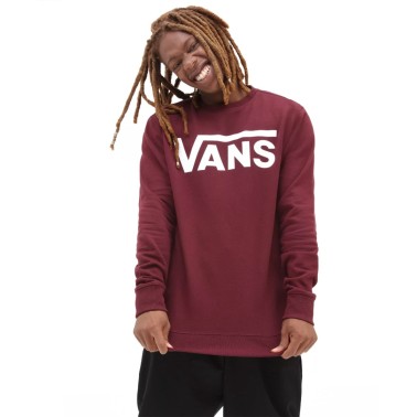 Ανδρική Μακρυμάνικη Μπλούζα VANS MN CLASSIC CREW II Μπορντό VN0A456A4QU-4QU 