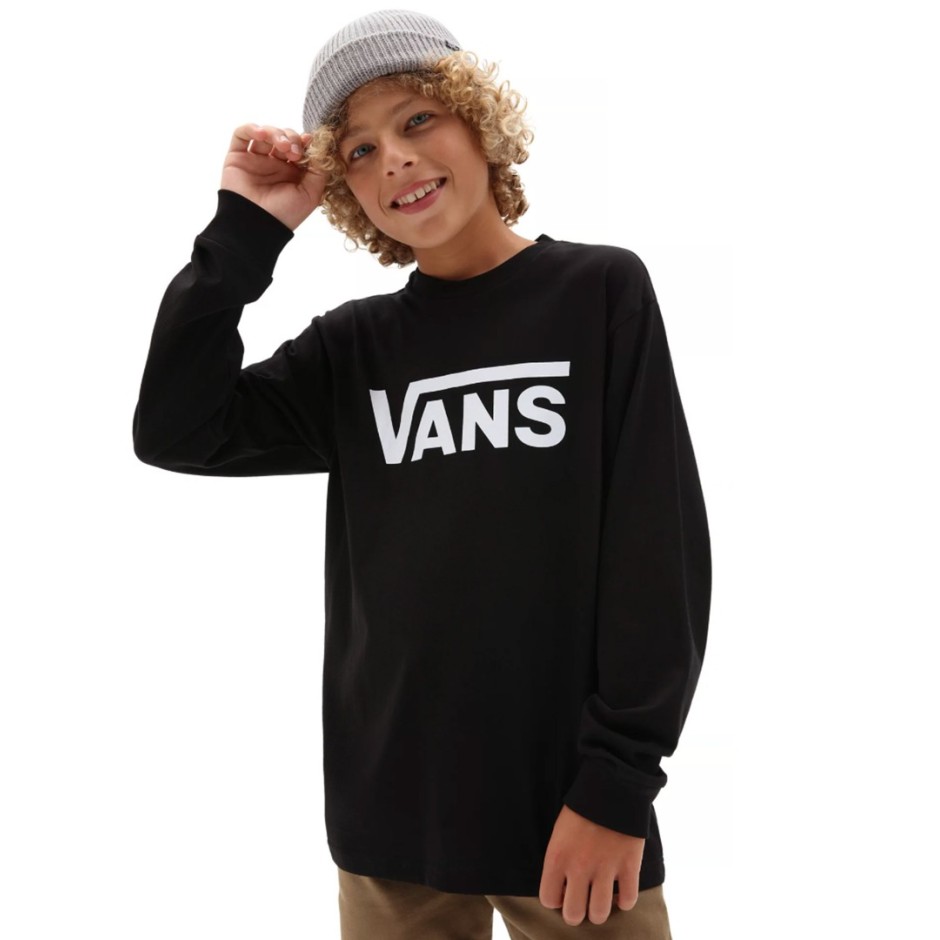 VANS MN  CLASSIC LS VN000K6HY28-Y28 Μαύρο