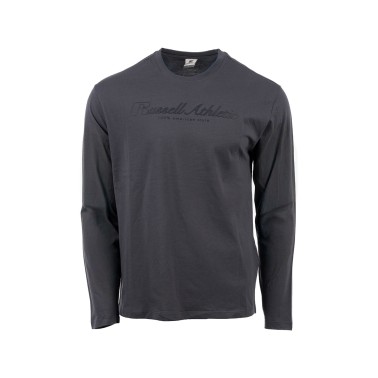 Ανδρική Μακρυμάνικη Μπλούζα Ανθρακί - Russell Athletic 