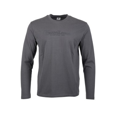 Men's Long-Sleeve Tee Coal - Russell Athletic 