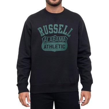 Russell Athletic Μαύρο - Ανδρική Μπλούζα Φούτερ