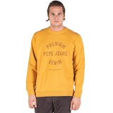 PEPE JEANS LUCAS VINTAGE INSPIRED SWEATSHIRT PM581663-190 Κίτρινο