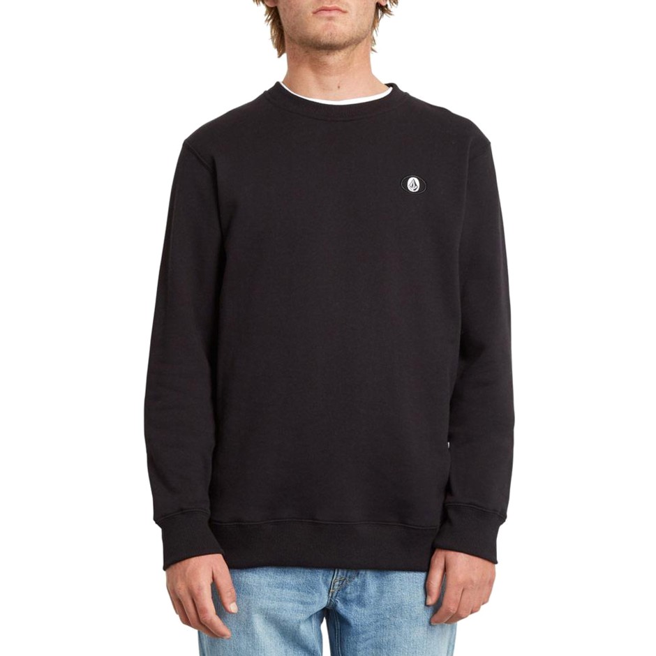 VOLCOM SINGLE STONE SWEATSHIRT A4632008-BLK Μαύρο