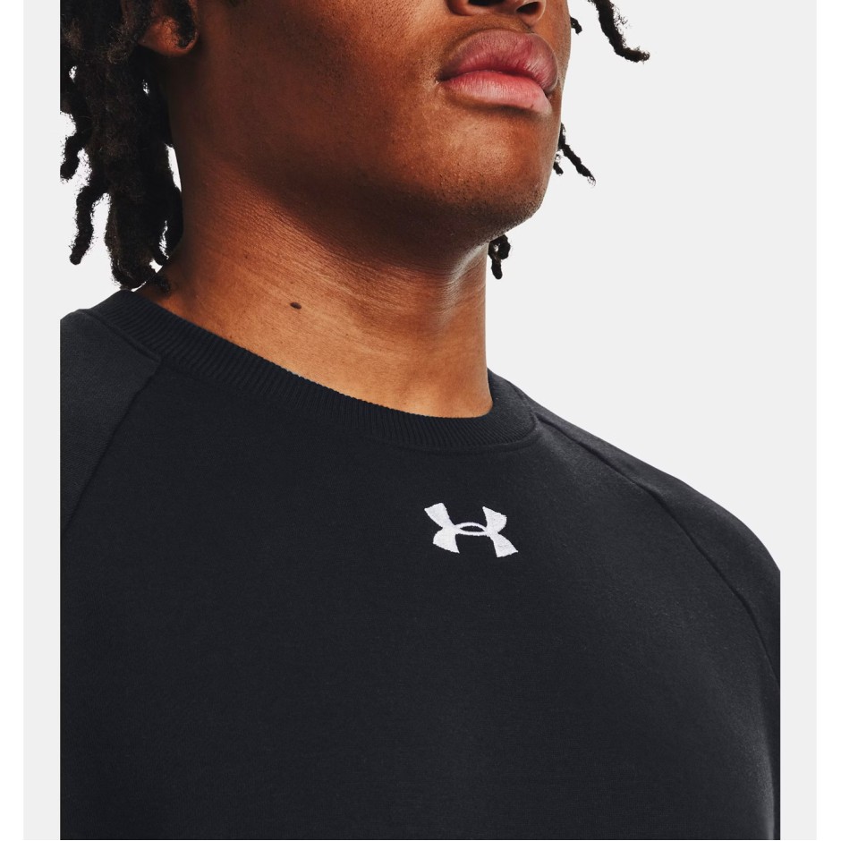 Ανδρική Μακρυμάνικη Μπλούζα Μαύρη - Under Armour Rival Fleece 