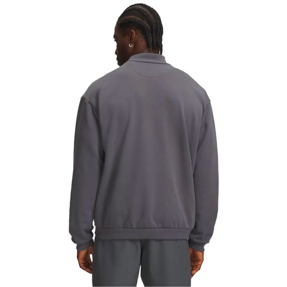 Ανδρική Μακρυμάνικη Μπλούζα Ανθρακί - Under Armour Icon Heavyweight Terry