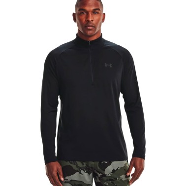 UNDER ARMOUR TECH 2.0 1/2 ZIP 1328495-001 Black