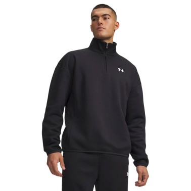 UNDER ARMOUR ARMOUR FLEECE 1/4 ZIP 6017114-001 Black