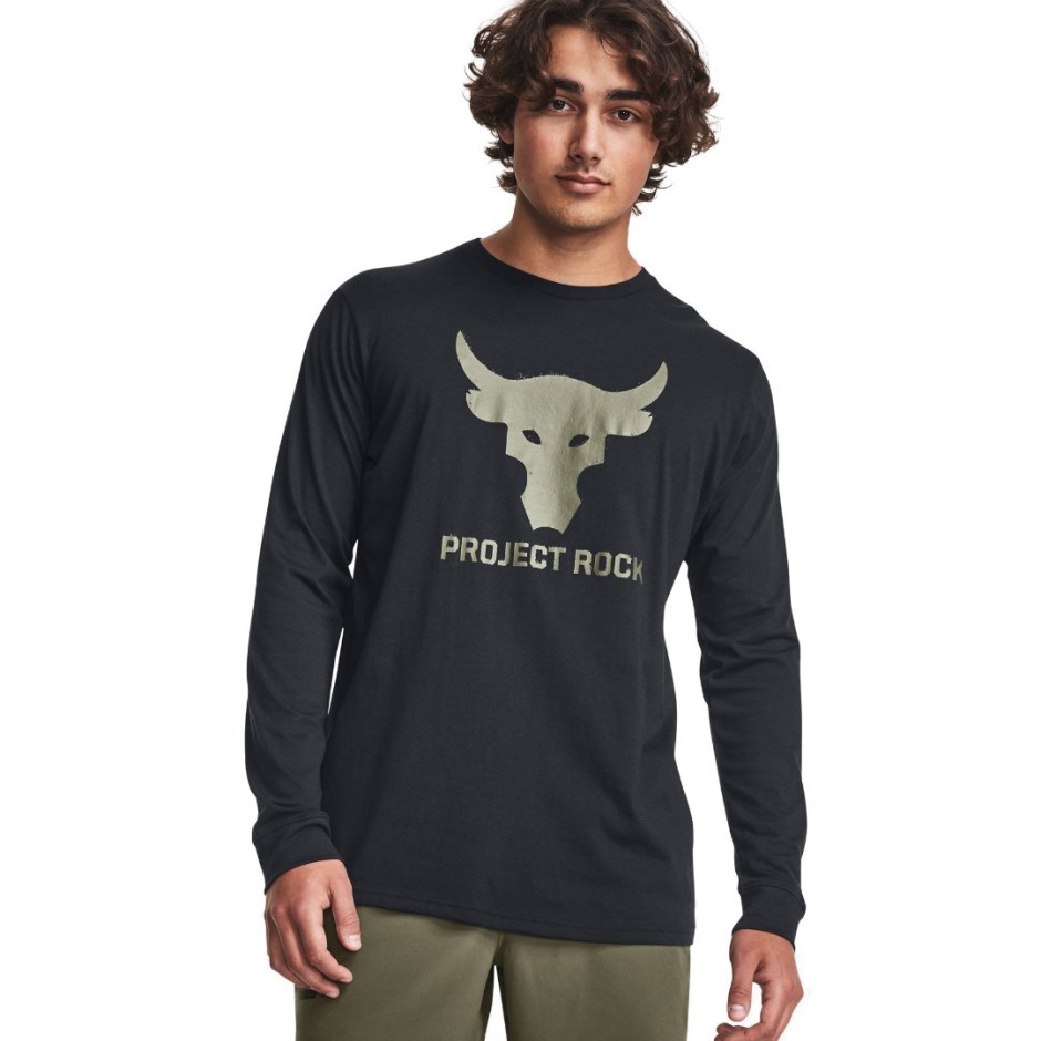 UNDER ARMOUR PROJECT ROCK BRAHMA BULL LS 1374847-002 Black