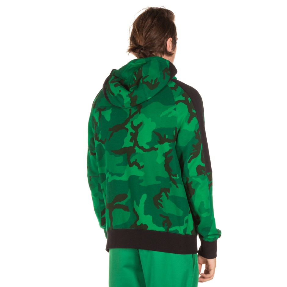 NIKE BOS M PO HOODIE AOP COURTSIDE BQ5019-312 Green