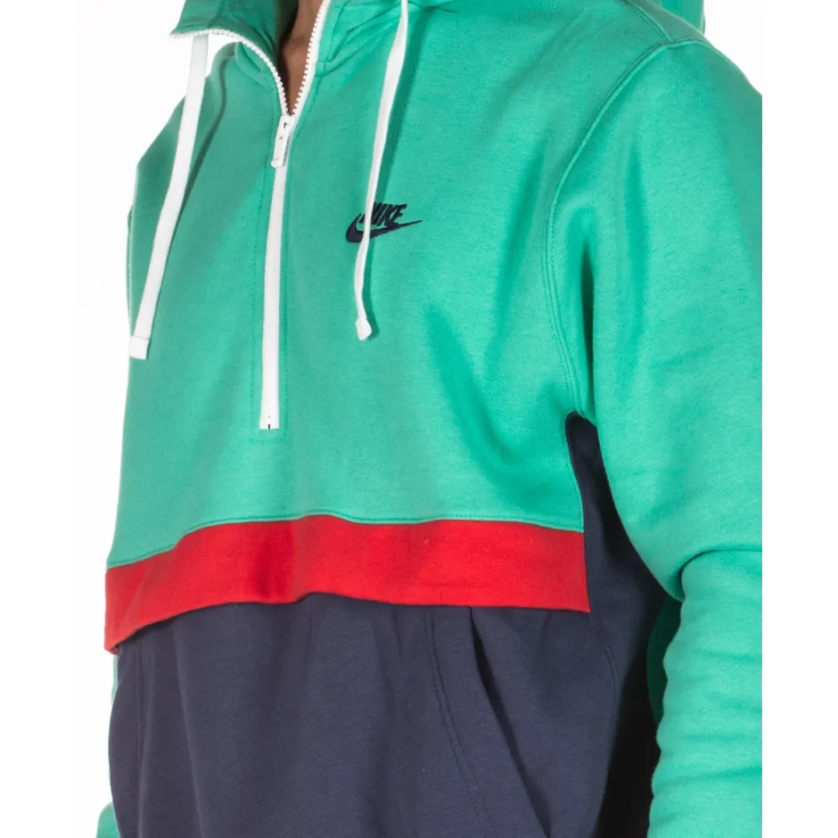NIKE SPORTSWEAR CLUB FLEECE MEN'S 1/2-ZIP HOODIE BV2699-348