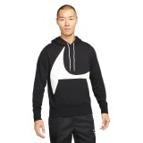 NIKE SPORTSWEAR SWOOSH PULLOVER HOODIE DH1027-010 Black Image 