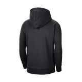 NIKE NBA BROOKLYN NETS ESSENTIAL MEN'S FLEECE PULLOVER HOODIE DB1816-010 Black Image 0
